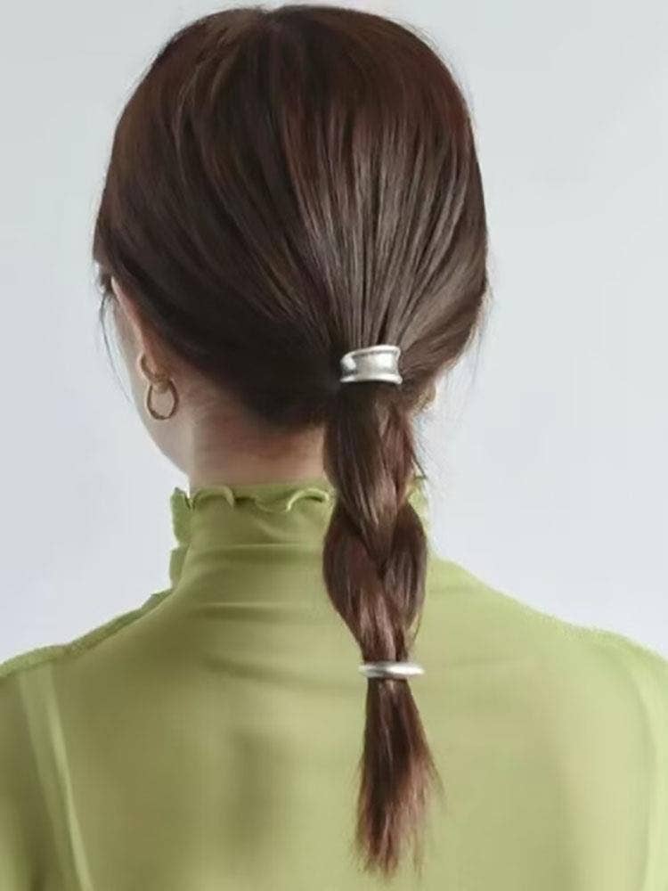 LadyJuneAccessories - Wholesale Hair Accessories Set - Women's - Ponytail Holder, Ponytail Hook,Hair Cuff Set 3 pieces6