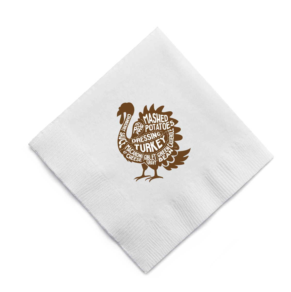 MADdesign - Wholesale Disposable Napkin - Thanksgiving Turkey Cocktail Napkins0
