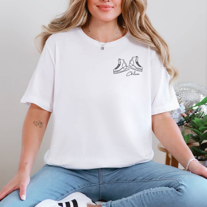 Camiseta de Patinaje sobre Hielo Personalizada, Camiseta Personalizada para Patinador sobre Hielo para venta al por mayor de Tee Story