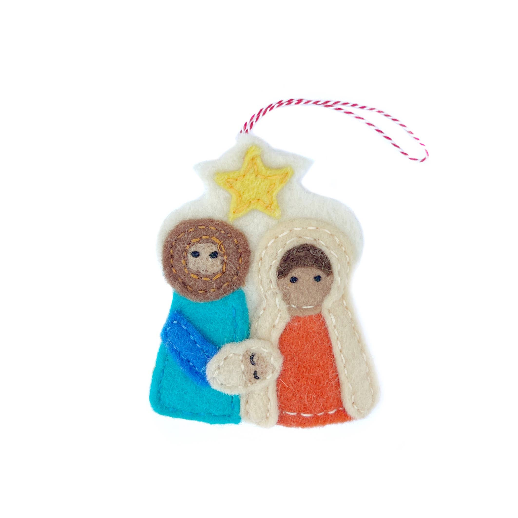 Ornaments 4 Orphans – wholesale Ornament – Nativity Felt Wool Christmas Ornament1
