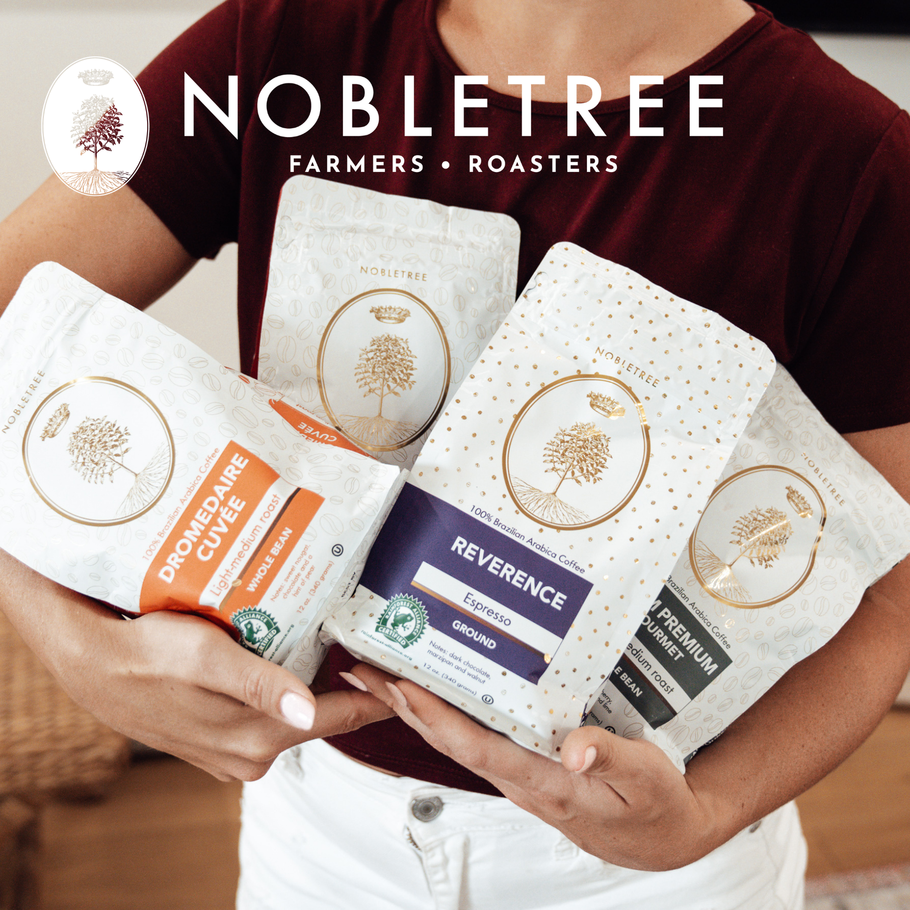 Nobletree Coffee - Wholesale Coffee Beans - 2022 Gourmet Holiday Coffee Bundle (20 Bags) Whole Beans1