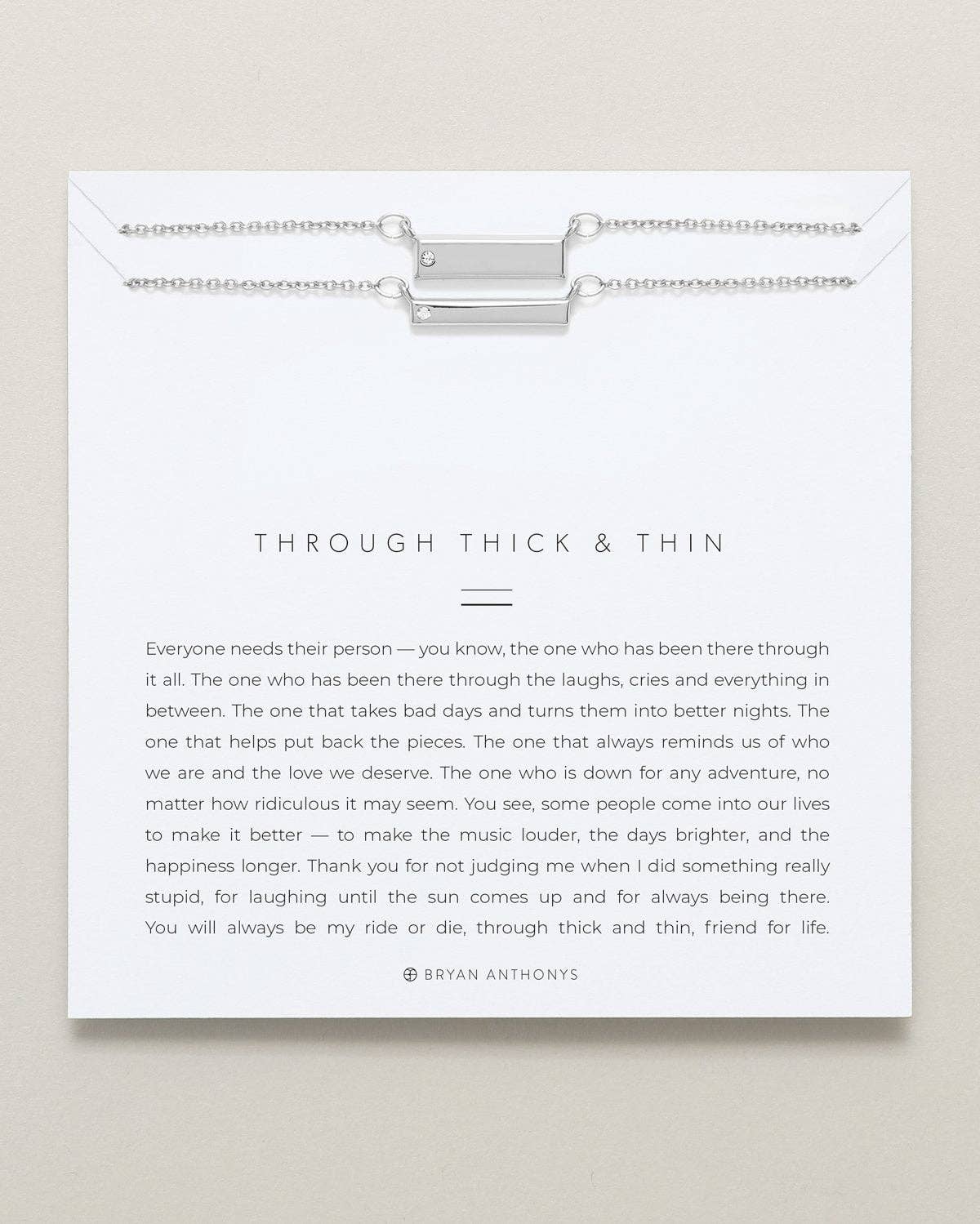 Bryan Anthonys - Vendita all'ingrosso Parure di gioielli - Set di collane Through Thick & Thin1