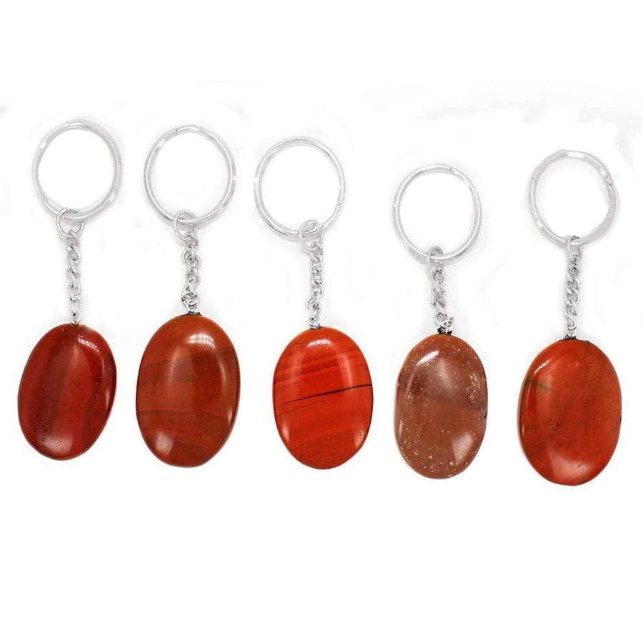 Rock Paradise - Wholesale Keychain - Unisex - Crystal Worry Stone Keychain Pack in Gold or Silver Tone8