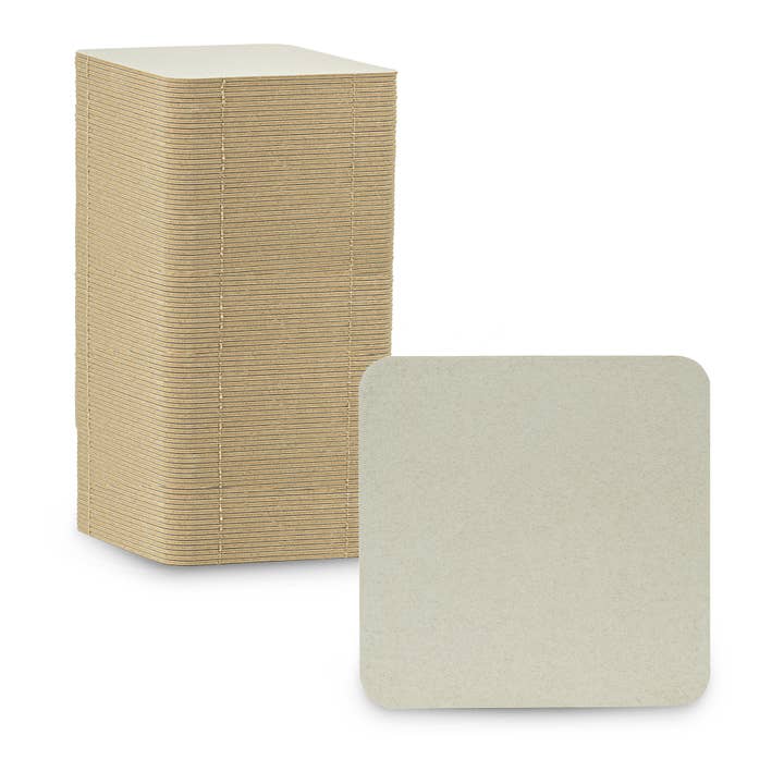 MT Products - Wholesale Disposable Coasters - MT Products White Blank Paper Coasters 4" - Cup Coaster2