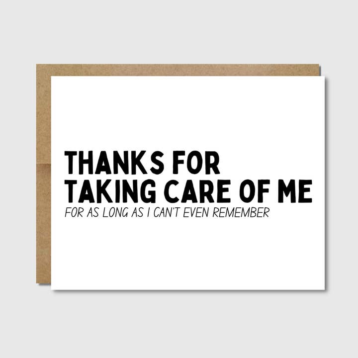 Sødt mors dag & Fars dagskort for engroshandel hos Raisin Spirits