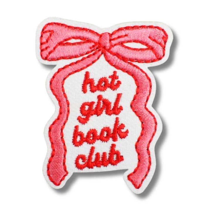 Parche bordado para planchar del club de lectura para venta al por mayor de Love, Paige Designs