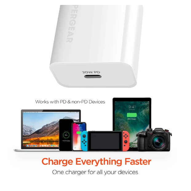 JupiterGear Home - Vente Chargeurs portables - Chargeur secteur HyperGear USB-C DP 20 W5