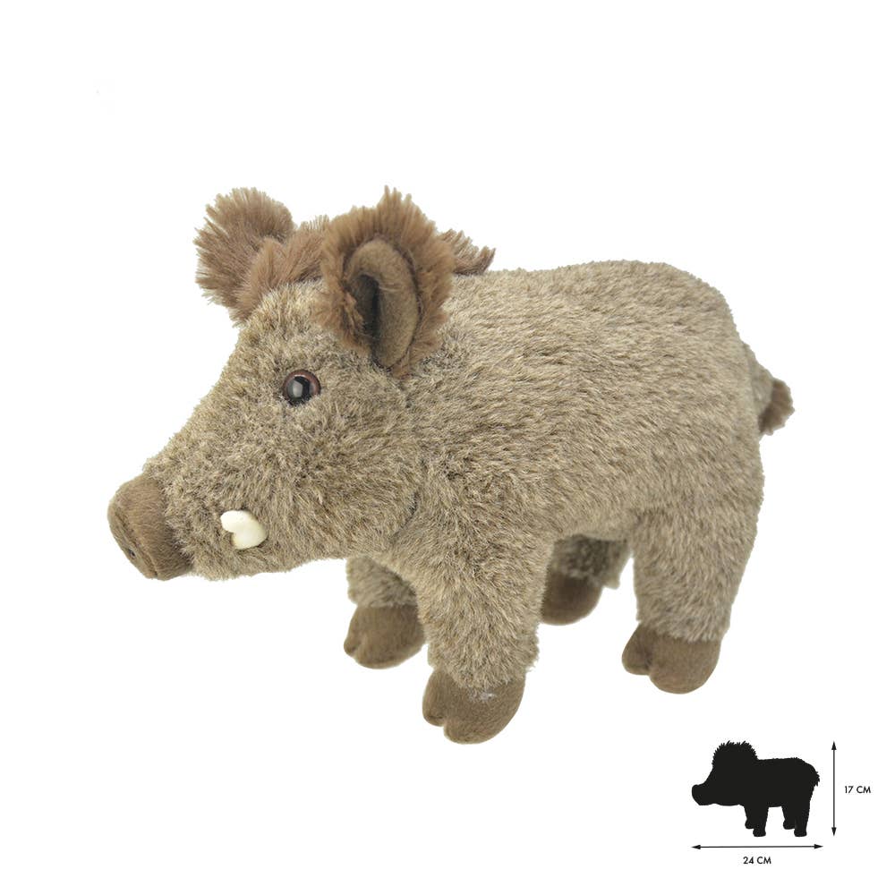 Wild Planet – Engroshandel Plyslegetøj - Børn og baby – Wild Planet Naturtro vildsvin bamse fra All About Nature