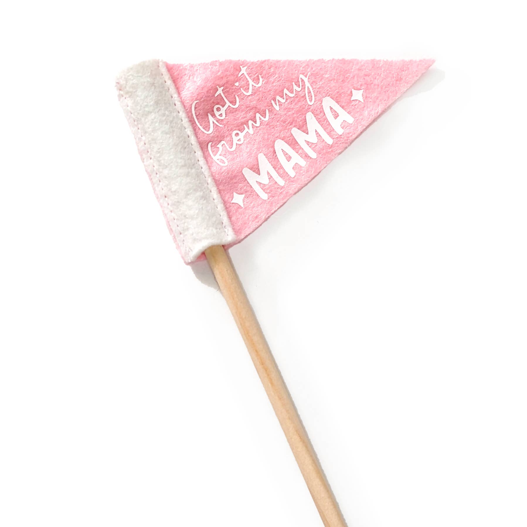 Pennant For Your Thoughts - Wholesale Flag - Mother's Day Tiny Flag Pennant | Wool Blend, Handmade in USA26