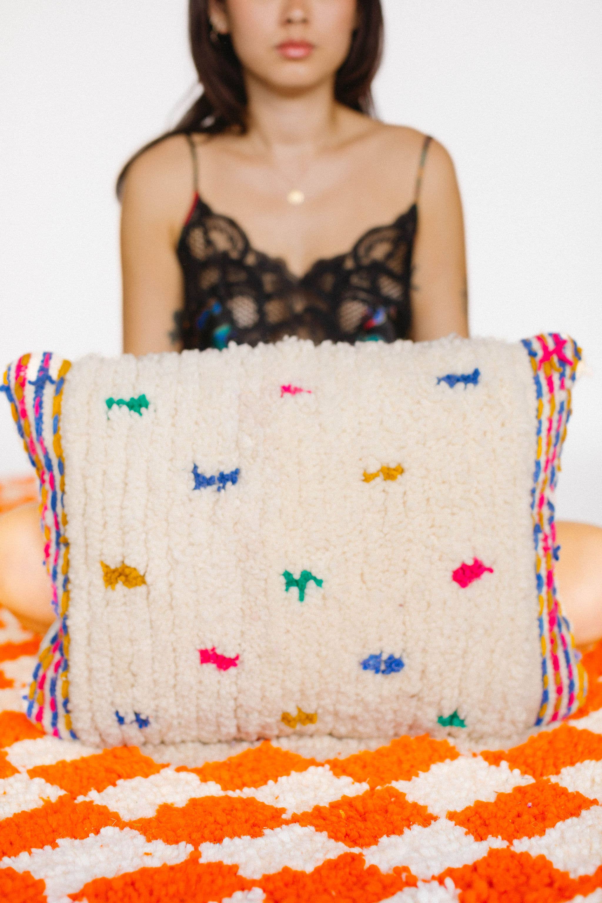 Voyage - Wholesale Throw pillow cover - Checkered Moroccan Pillow Covers33