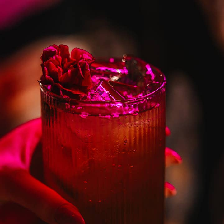 Hudson and Oak – Engroshandel Drikkeglas/kop – Tall Ridged Glassware (sæt med 4)5