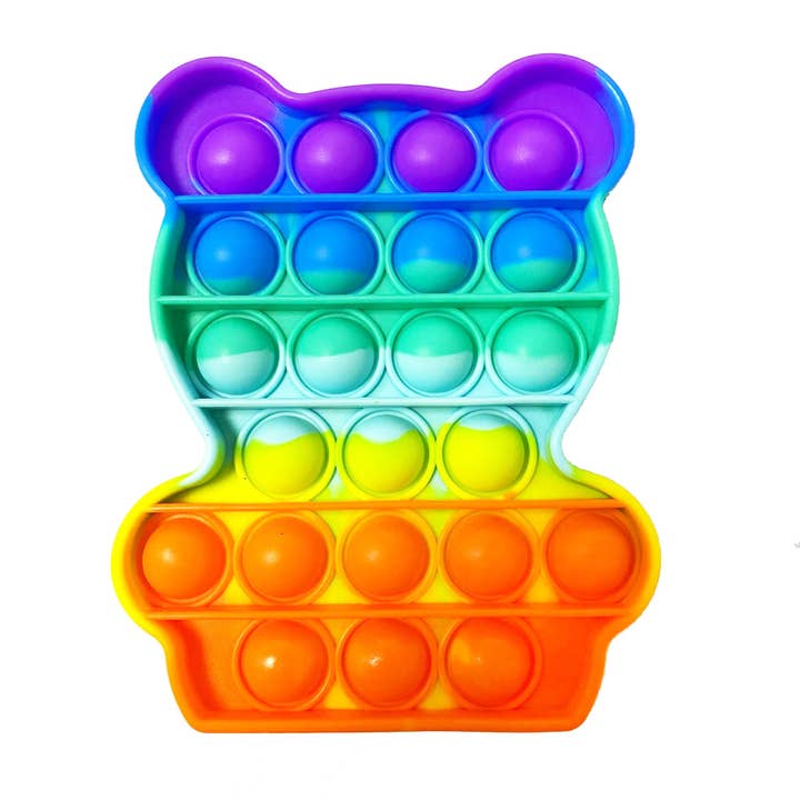 PR GROUPS LLC - Wholesale Fidget Toy - Kids - Mix Animal Pop It Fidget Kids Toy- Assorted