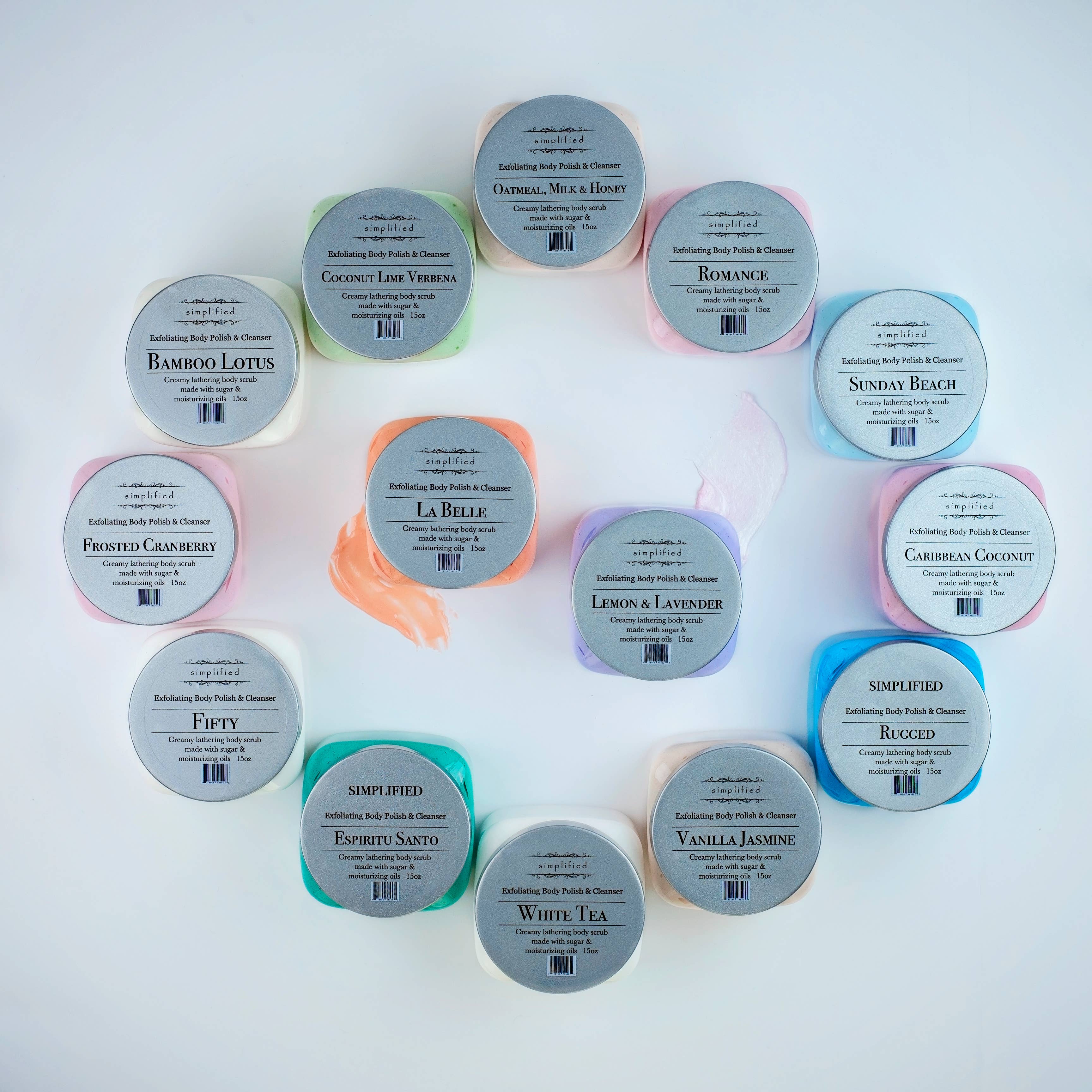 Simplified Soap - Wholesale Body Scrub/Exfoliant - 15oz Body Polish2