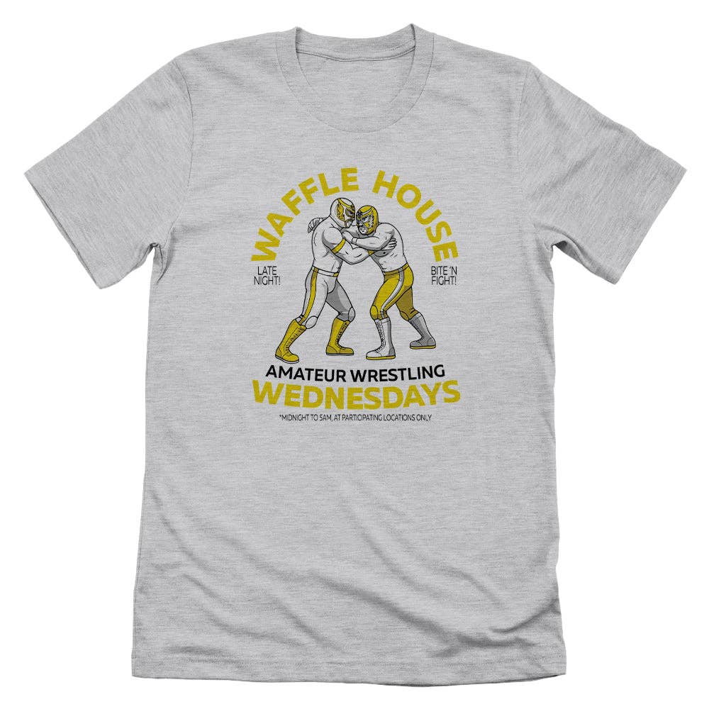 Let's Get This Thread - Wholesale Screen Printed T-Shirt - Unisex - Waffle House Amateur Wrestling Wednesdays4
