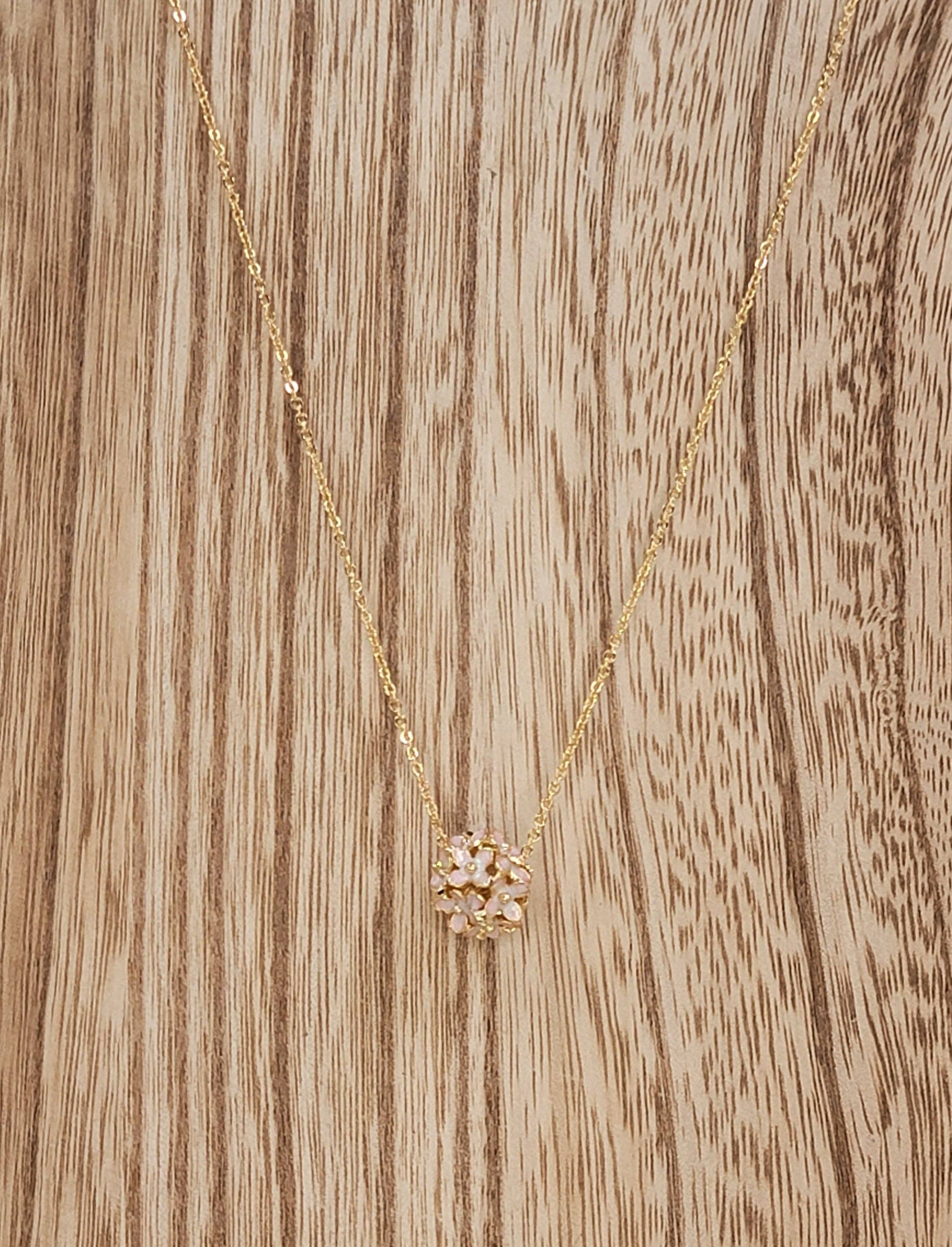 BETTYOH INC – wholesale Pendant/charm necklace – Painted Flower Ball Enamel Necklaces7