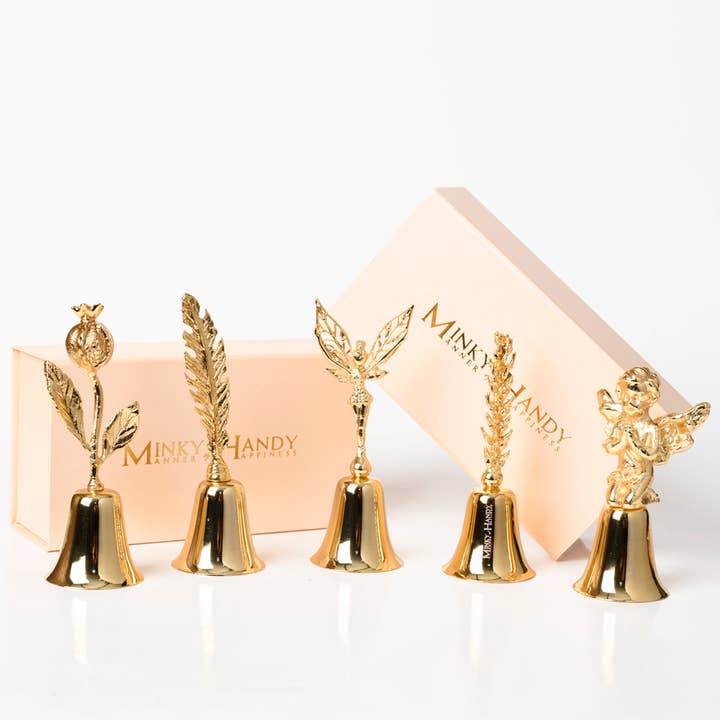 MINKY HANDY - Wholesale Candle Snuffer - Baby Angel-Shaped Small Brass Candle Snuffer - Gold 4