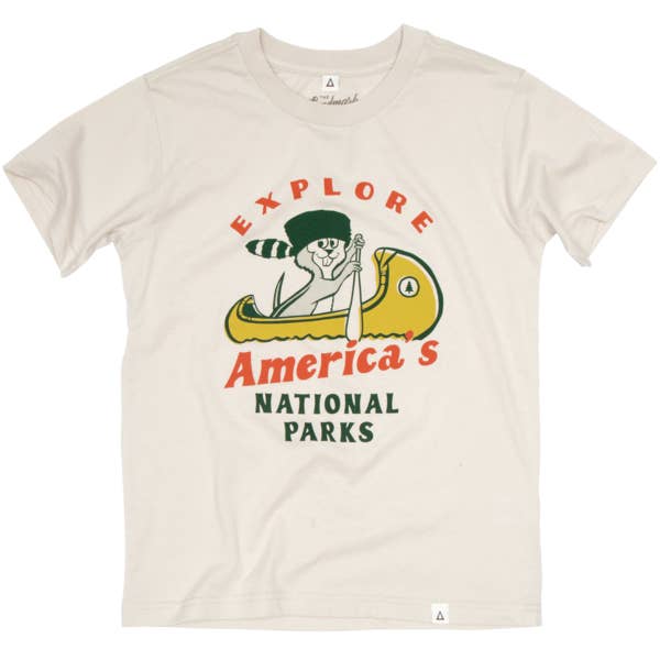 Paddle the Parks Youth Short Sleeve Tee for wholesale by The Landmark Project