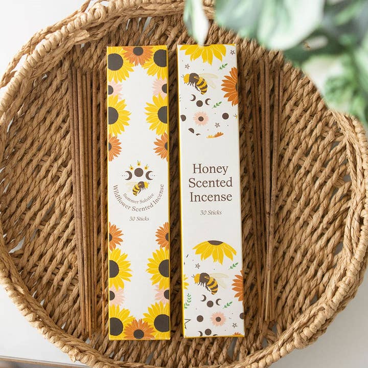 Set of 2 Honey and Wildflower Summer Incense Stick Packs for wholesale by Something Different Wholesale