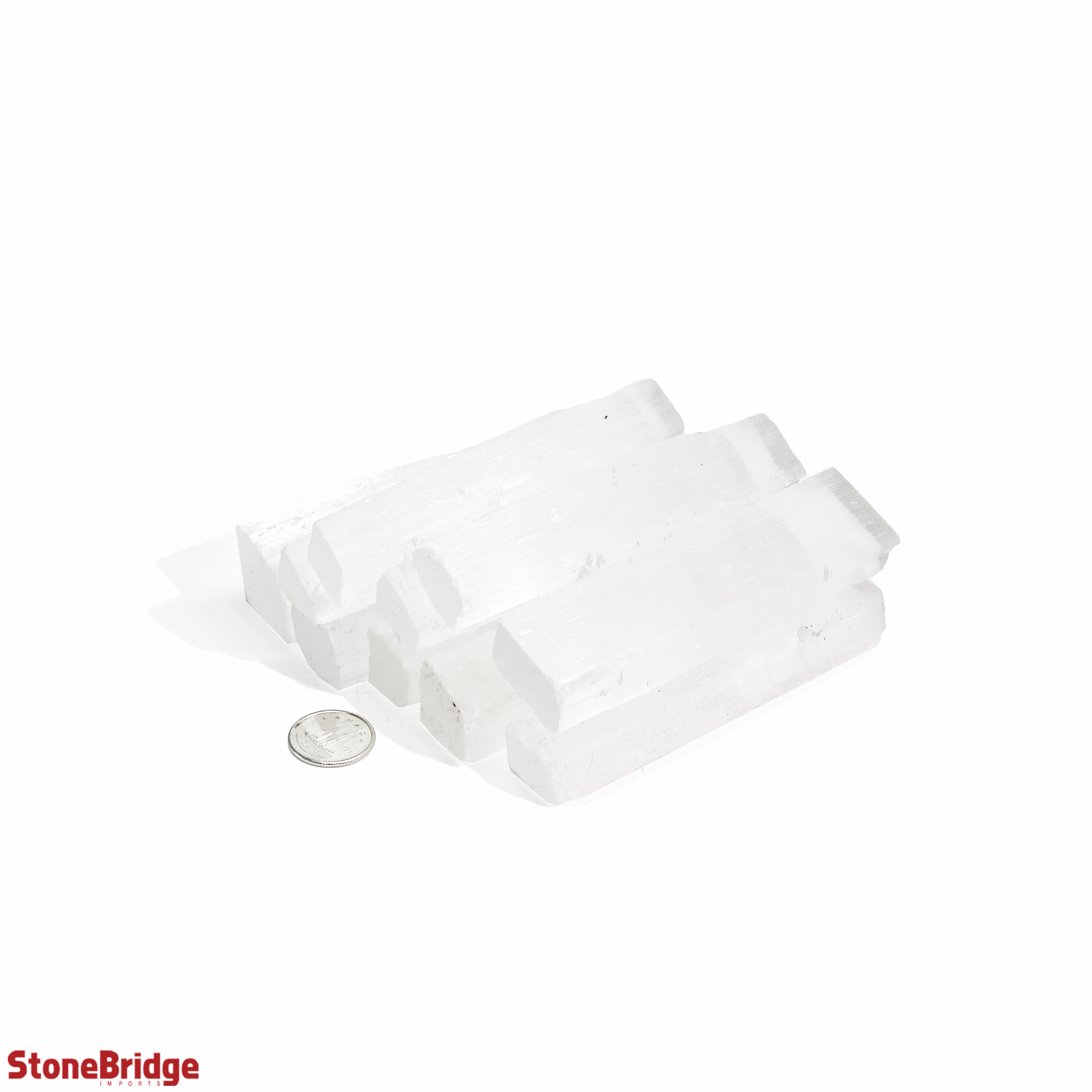 Stonebridge Imports - Vente Pierre et cristal de spiritualité - Bâtonnets de sélénite #1 - Paquet de 102