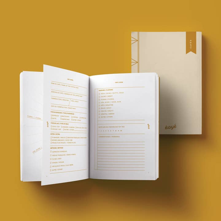 Coffees Notebook for wholesale by Kayé Notebooks