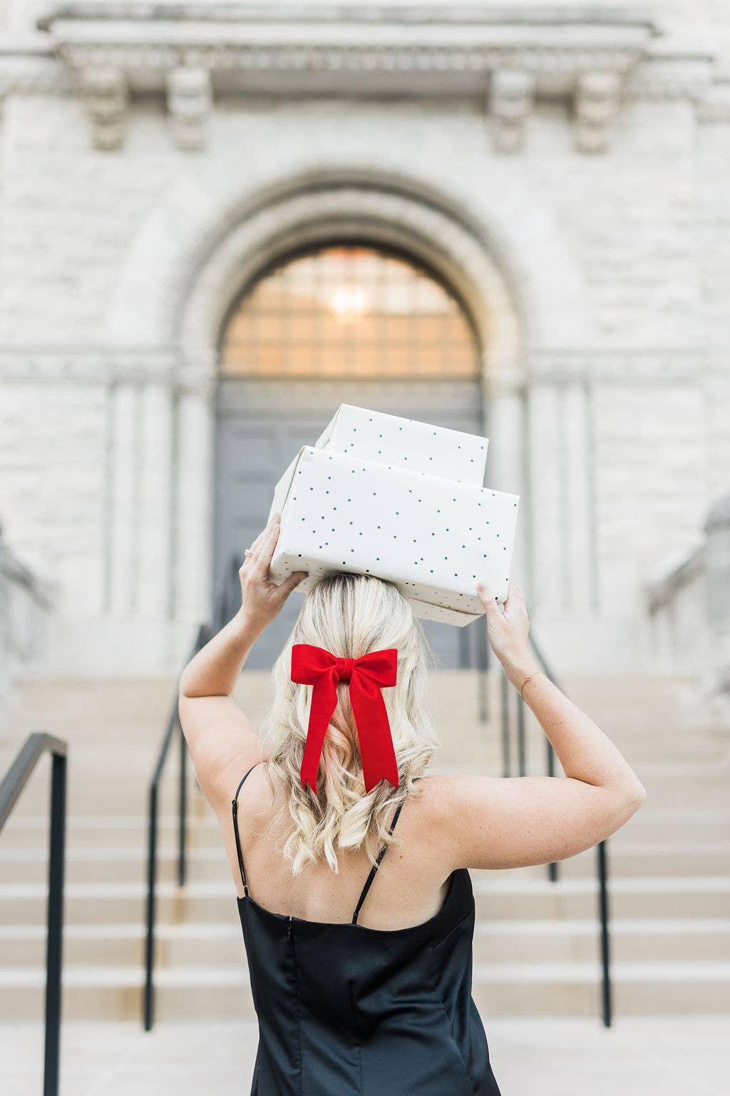 Grace & Grandeur - Wholesale Hair Bow - Women's - Large Velvet Hair Bow Barrette for Women | Bailee Bow5