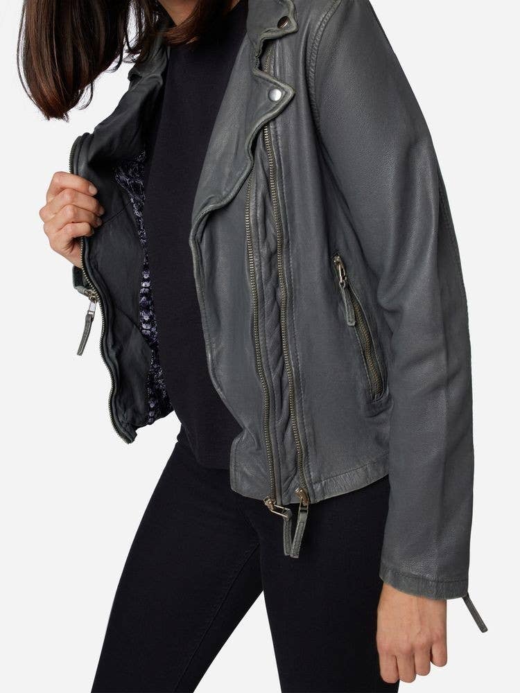 Ricano - Wholesale Motorjack - Dames - Foxy leren damesjack van premium lamsleer12