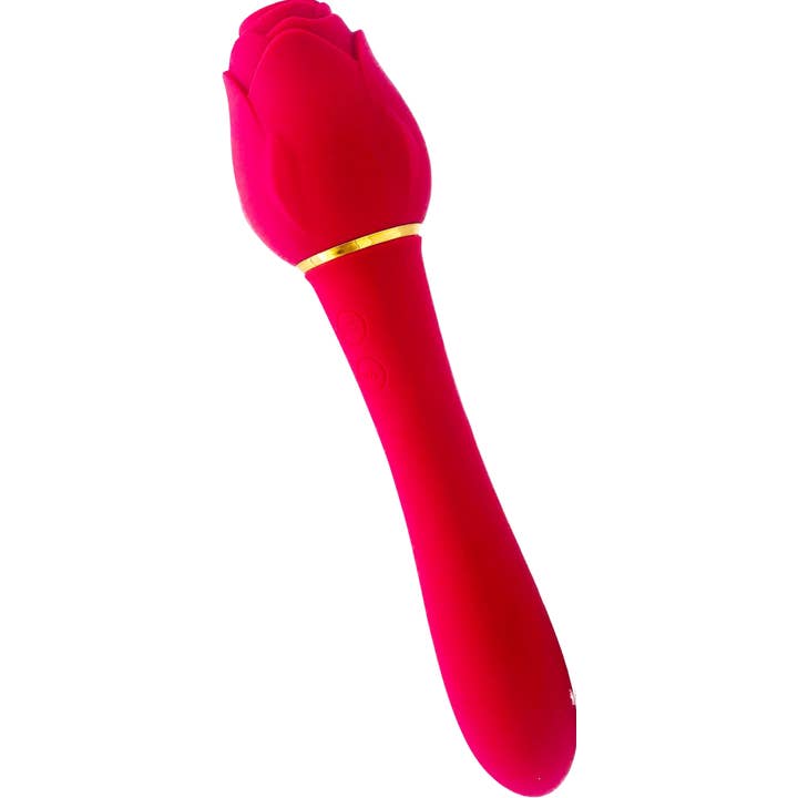 It's the BOMB® - Wholesale Sex Toy - 12 Rose Vibrator 'SUCKLE ROSE® Sucking Bud, Vibrating Stem1