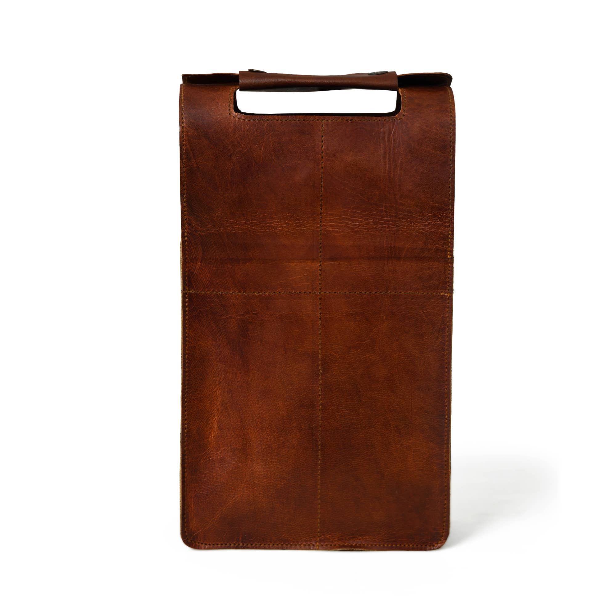 MaheTri LLC - Leather & Lifestyle Goods - Wholesale Wine Tote - Leather 2 Bottle Wine Carrier, Holder Case Tote Bag3