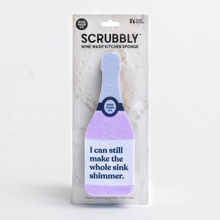 Scrubbly™ Sponge - Shimmer for wholesale by Wine Wash Co.