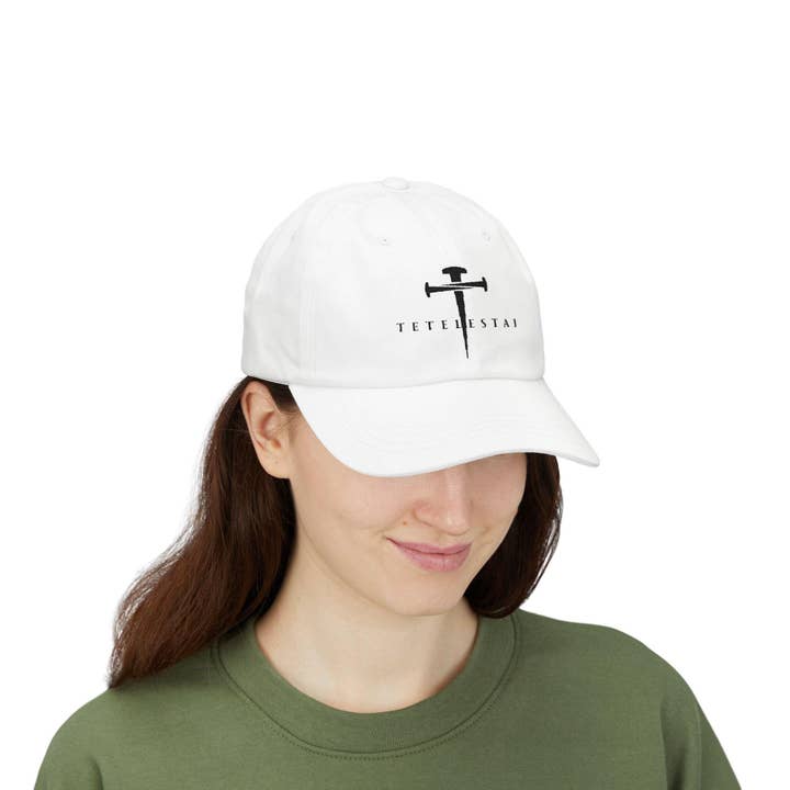 Seeds of Truth Designs - Wholesale Baseball Cap - Unisex - Minimalist Tetelestai Dad Cap, Casual Unisex Gift8