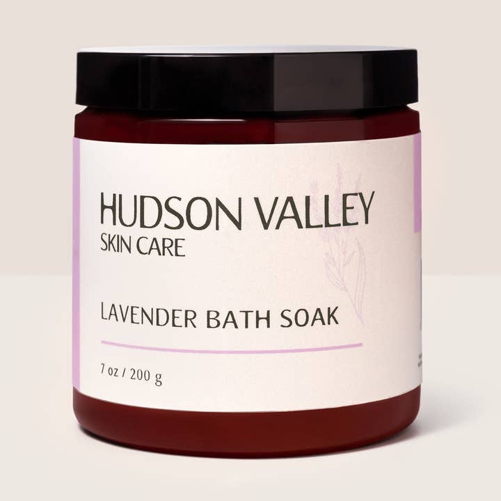 Lavender Bath Soak for wholesale by Hudson Valley Skin Care