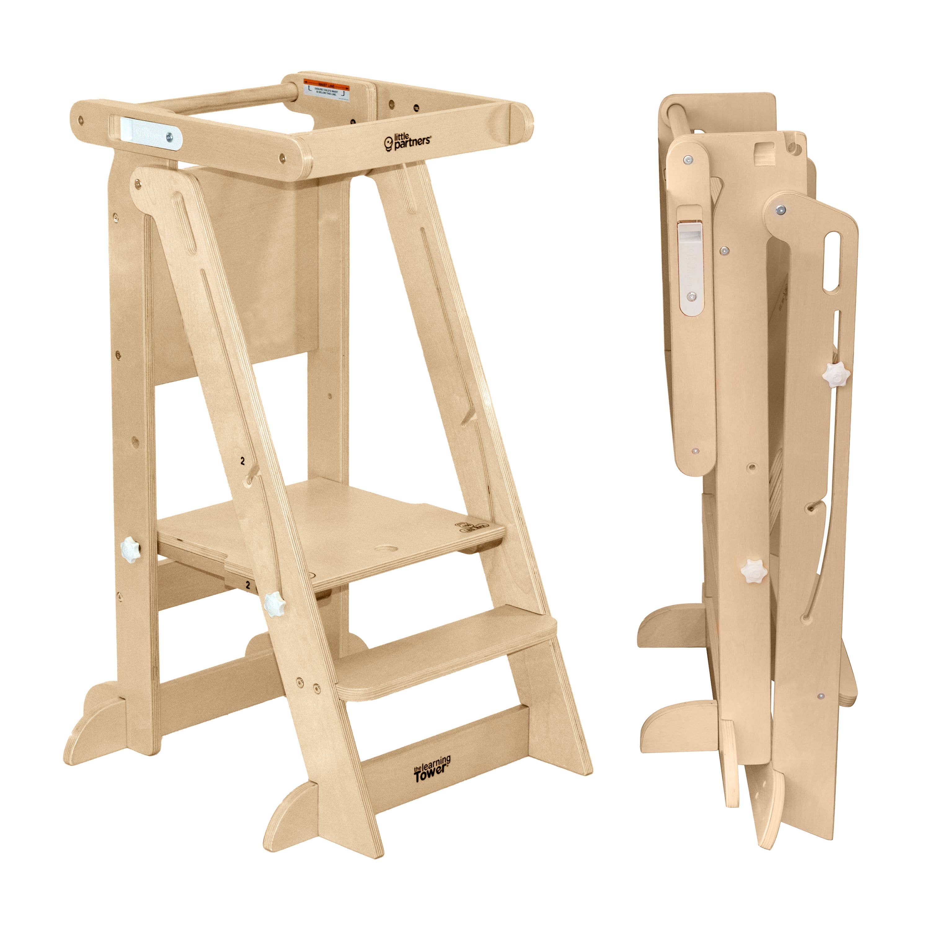 Little Partners - Vendita all'ingrosso Giocattolo in legno - Bambini - Torre di Apprendimento Pieghevole Learn ‘N Fold® per Bambini32