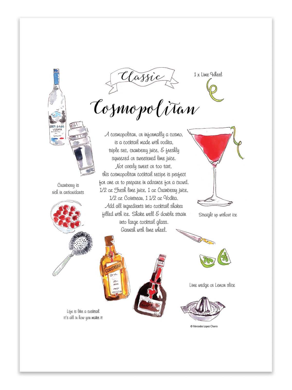 Wall Editions – wholesale Poster – Konstposter - Cosmopolitan - Mercedes Lopez Charro0