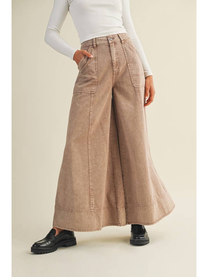 Mustard Seed - Wholesale Pants - Women's - ULTRA WIDE LEG CARPENTER PANTS7
