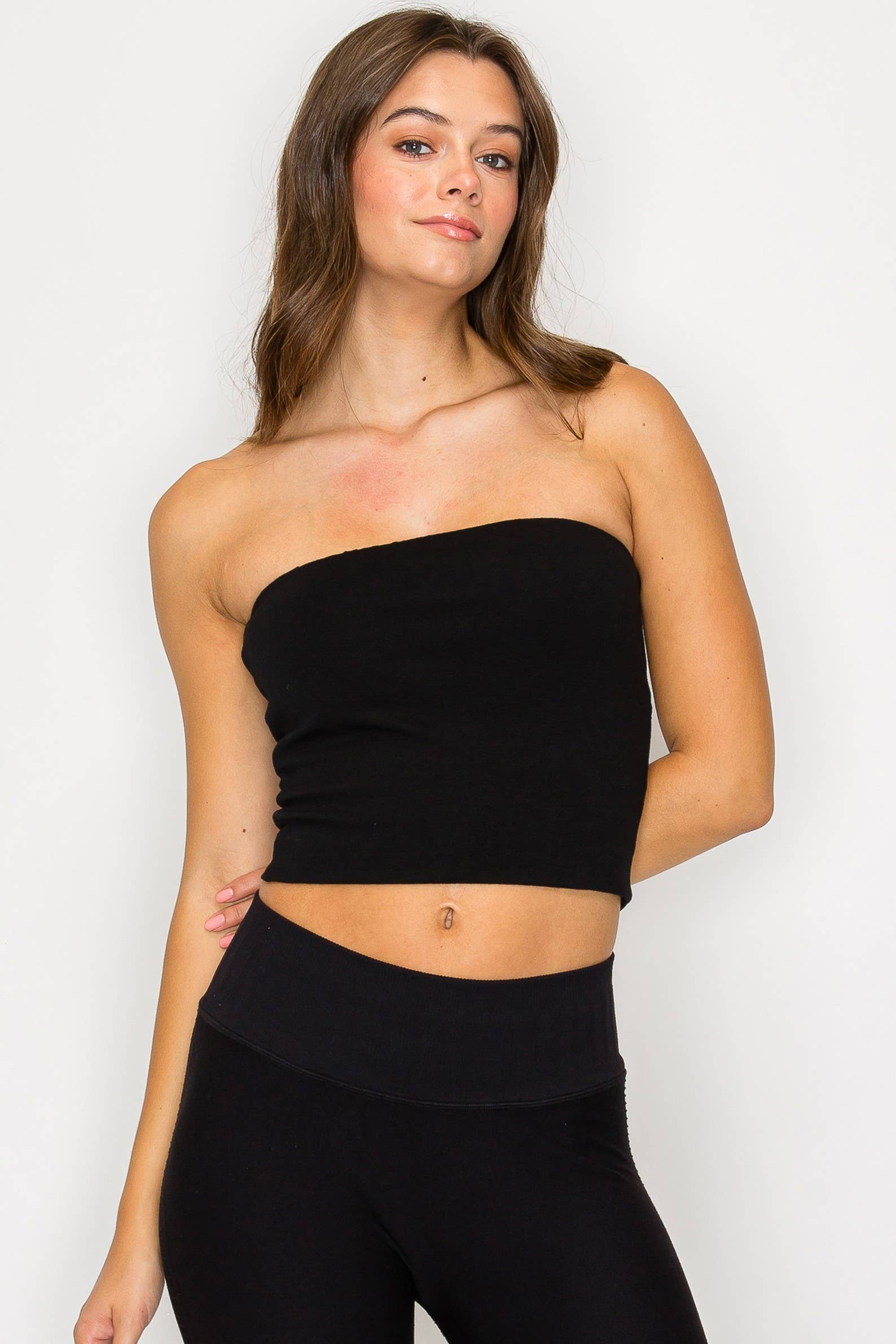Vanilla Monkey - Wholesale Knit Top - Women's - Double Layered Tube Top0