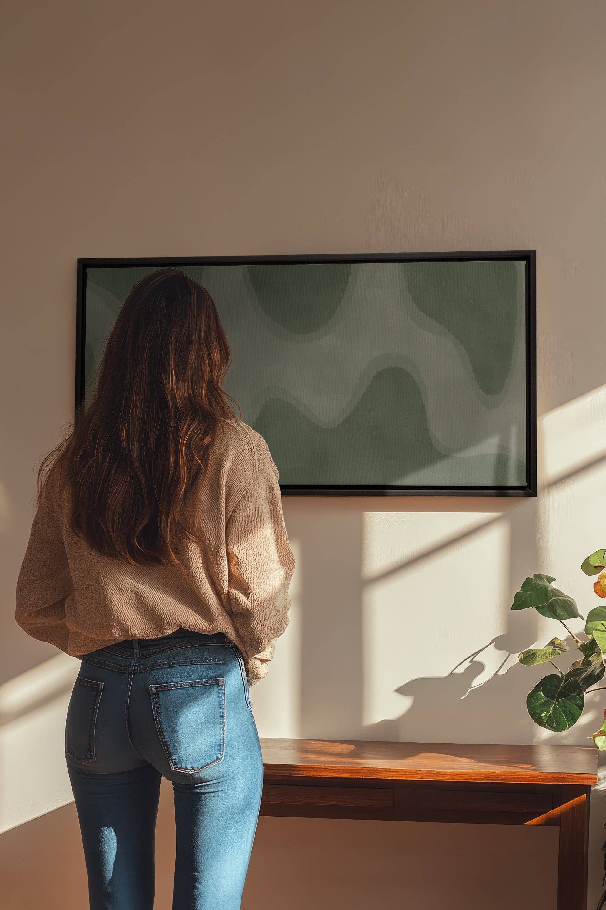 Oleka Canvas - Wholesale Art Print - WAVES OF SERENITY, canvas wall art print0