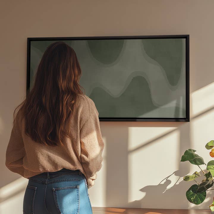 Oleka Canvas - Wholesale Art Print - WAVES OF SERENITY, canvas wall art print