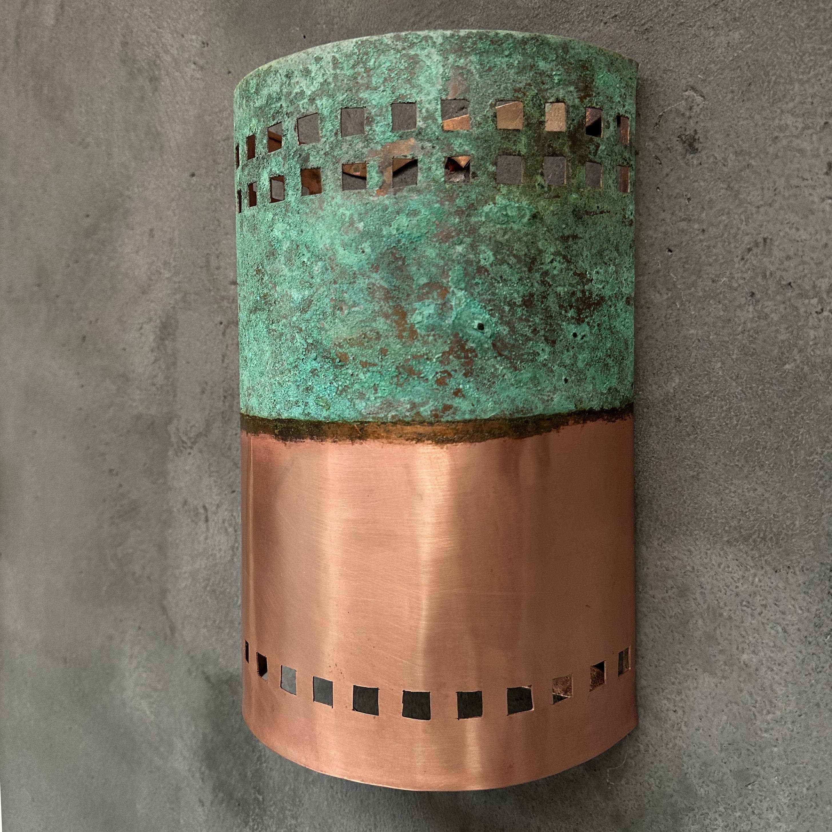 SaharaKesh - Wholesale Sconce - Green Patina Copper Outdoor Wall Light Fixtures2