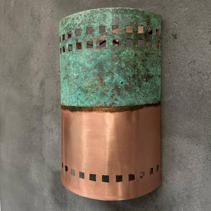 SaharaKesh - Wholesale Sconce - Green Patina Copper Outdoor Wall Light Fixtures2