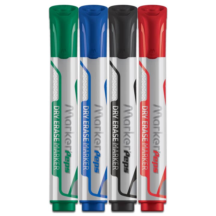 Maped Helix USA - Wholesale Marker - Marker'Peps Dry Erase Jumbo Bullet Tip Markers x4