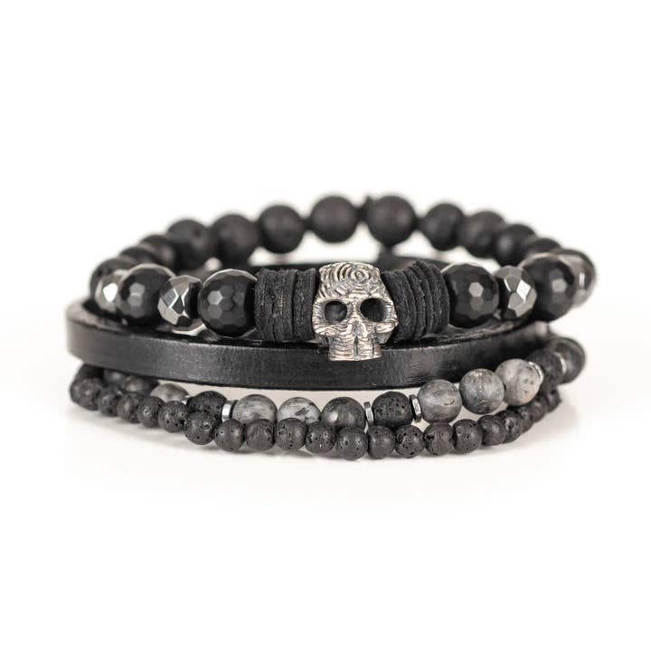 Obsidian Ritual Stack for wholesale by The Dark Men