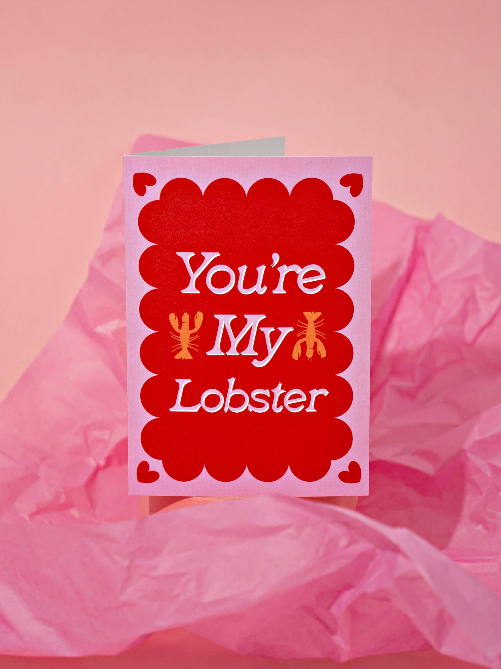 Good Thanks Paper - Wholesale Love Card - You're My Lobster Love Card3