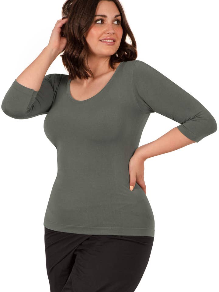 B Free AUSTRALIA - Wholesale T-Shirt - Women's - Bamboo 3/4 Sleeve Top12