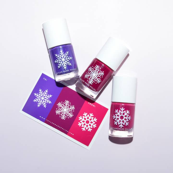 Taylor Made Polish - Wholesale Nail Polish Set - Snowflake 3-Bottle Nail Polish Gift Set1