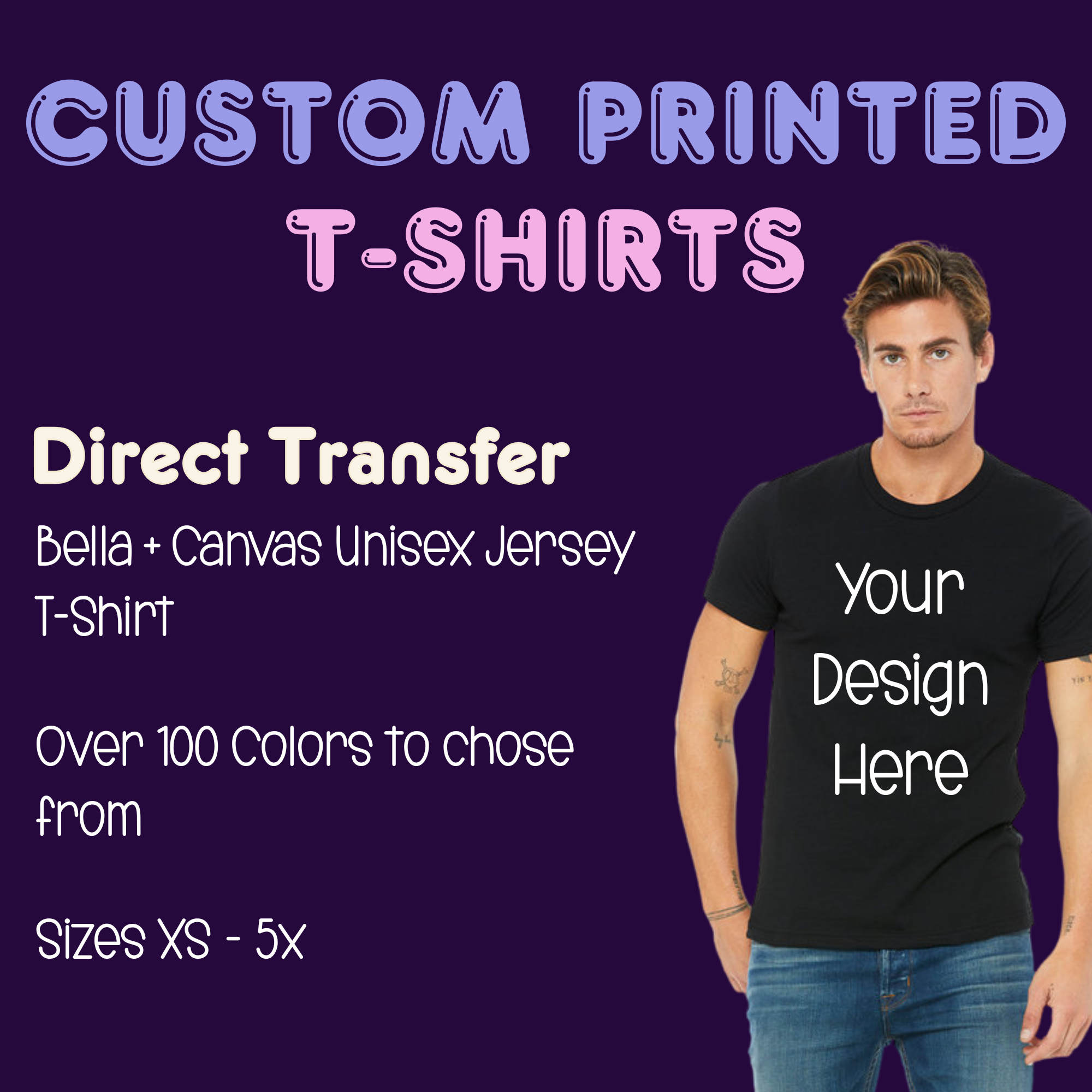 Harper Grace Press - Wholesale Screen Printed T-Shirt - Unisex - Custom T-shirt  ( Direct Transfer )0