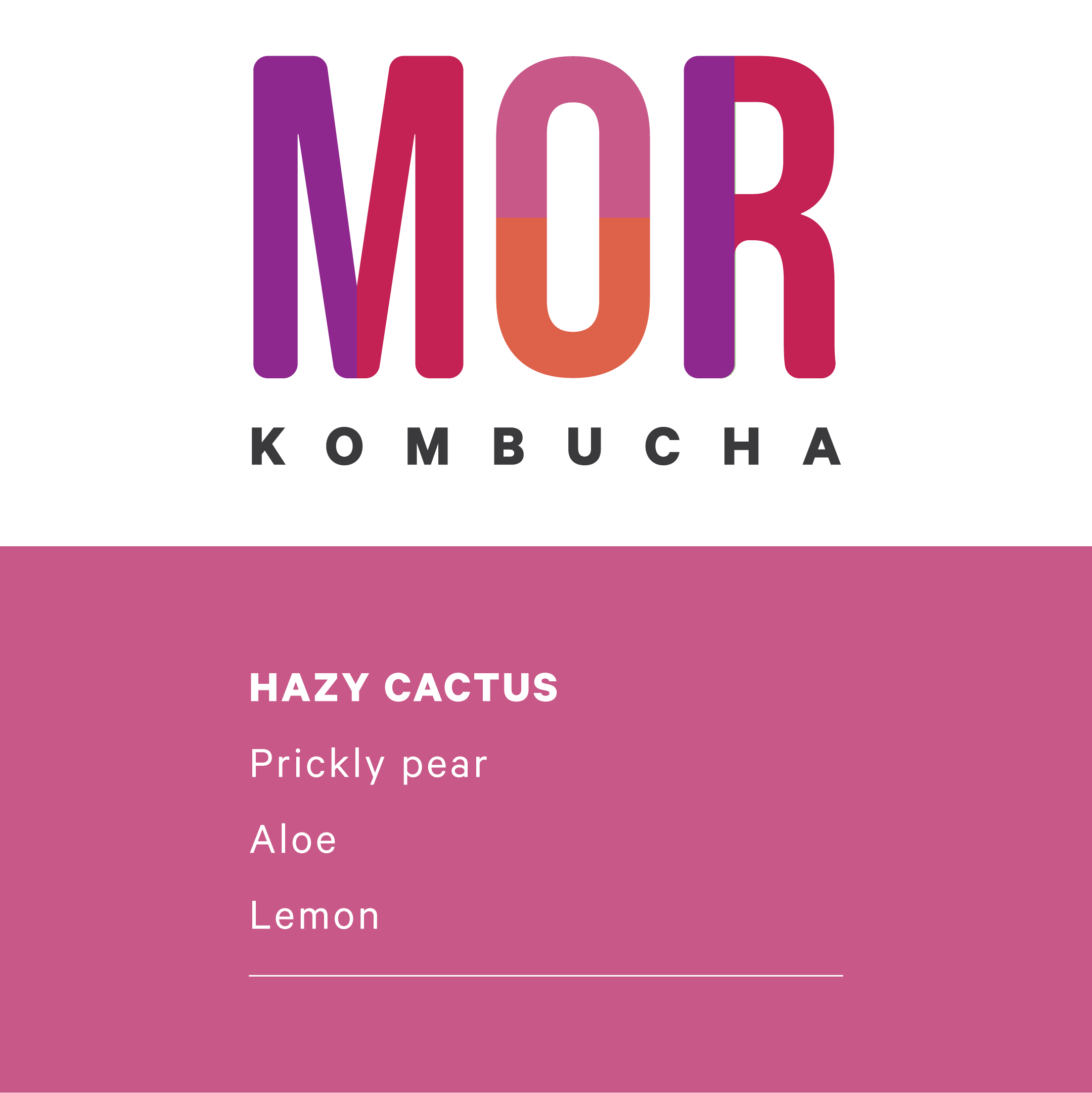 MOR Kombucha - Wholesale Kombucha - Hazy Cactus 12 Pack Cans2