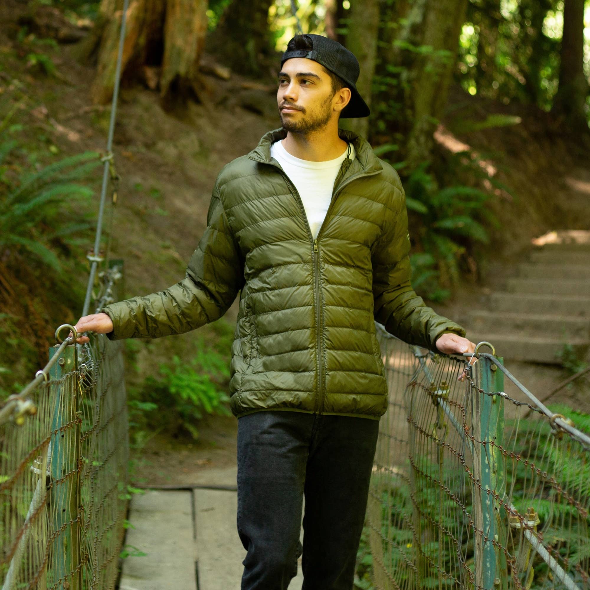 Alpine Swiss - Wholesale Puffer Jacket - Men's - Niko Packable Light Mens Down Alternative Puffer Jacket Bubb2