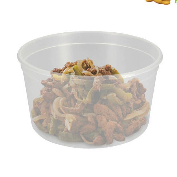 PUNTOQPACK - Wholesale Food Storage Container - Pp Reusable Translucent Circular Container (500C)0