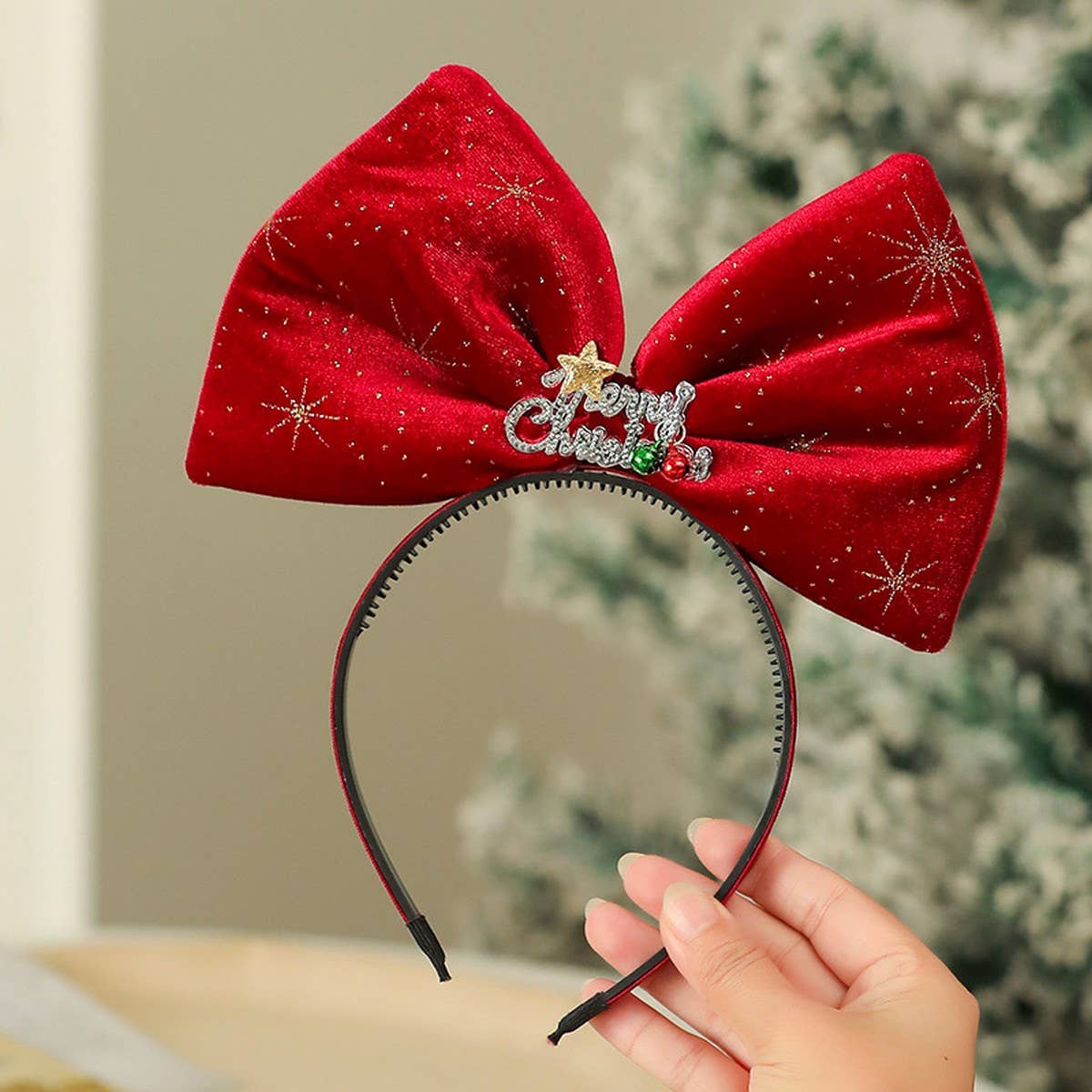 ACCITY - Wholesale Fashion Headband - Women's - Christmas Party Hat Feather Headband Decor_CWMM105852