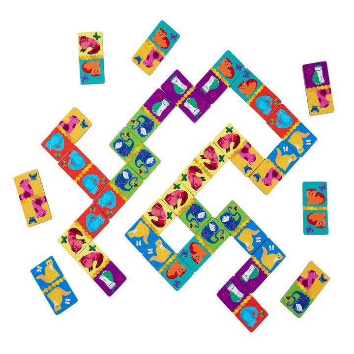 eeBoo - Wholesale Dominoes - Cat Giant Shiny Dominoes4